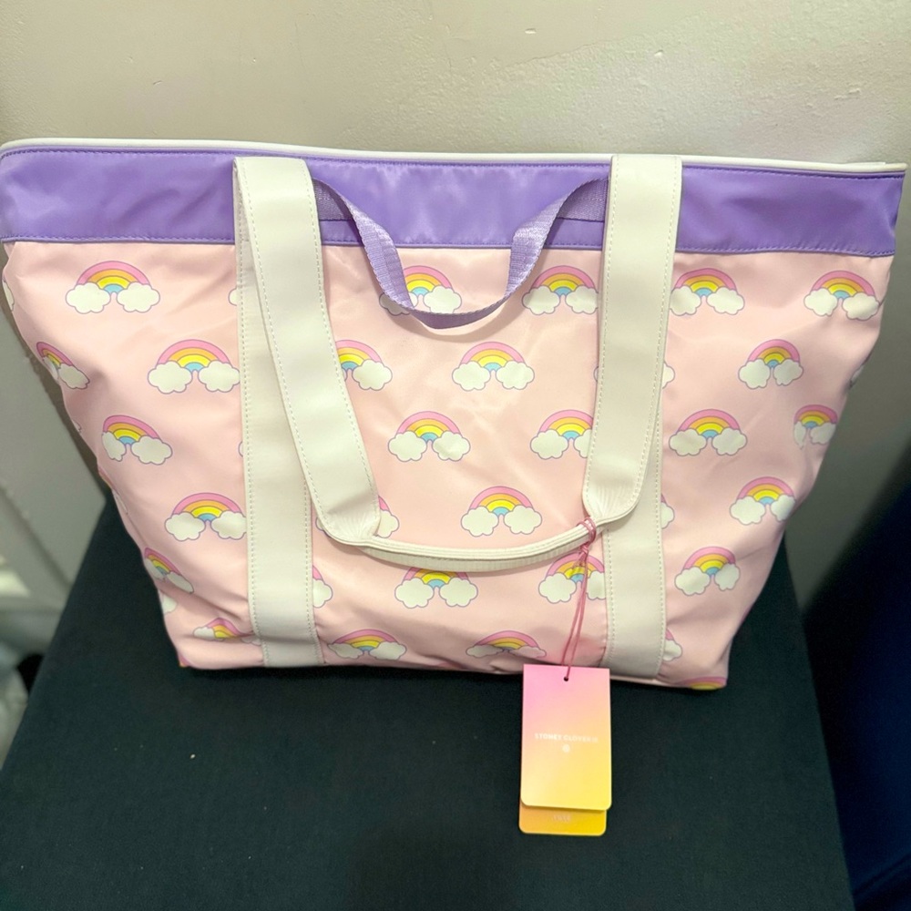 Rainbow Stoney Clover Tote! NWT 🌈